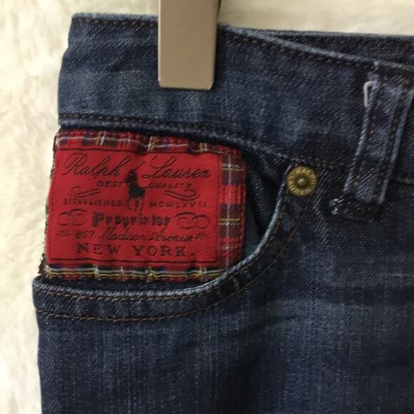 Ralph Lauren Girl Blue Straight Leg Jeans - Picture 3 of 16